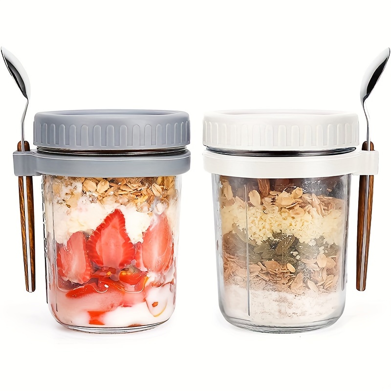 Overnight Oat Jar - 1 tazza per farina d'avena in