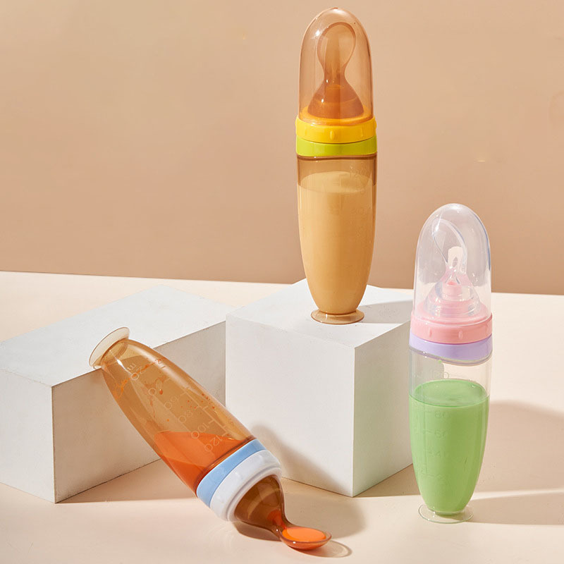 Meal Prep Smoothies - 1 Pezzo Biberon in Silicone Liquido