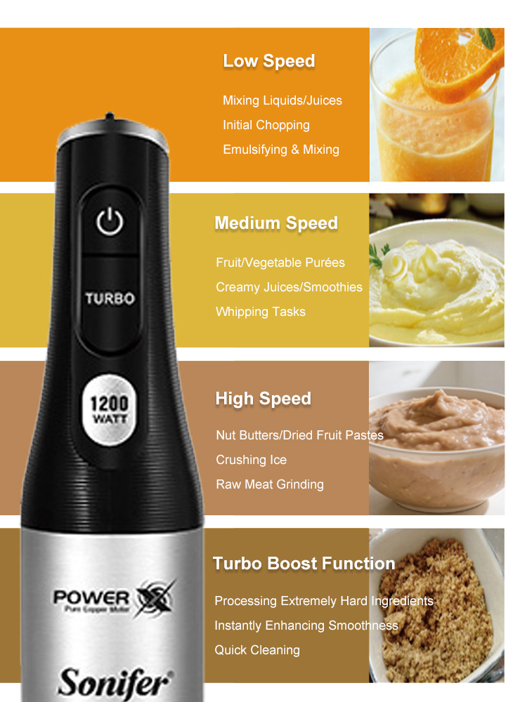 Frullatore a Immersione Sonife - Meal Prep Smoothies recensione e prezzo