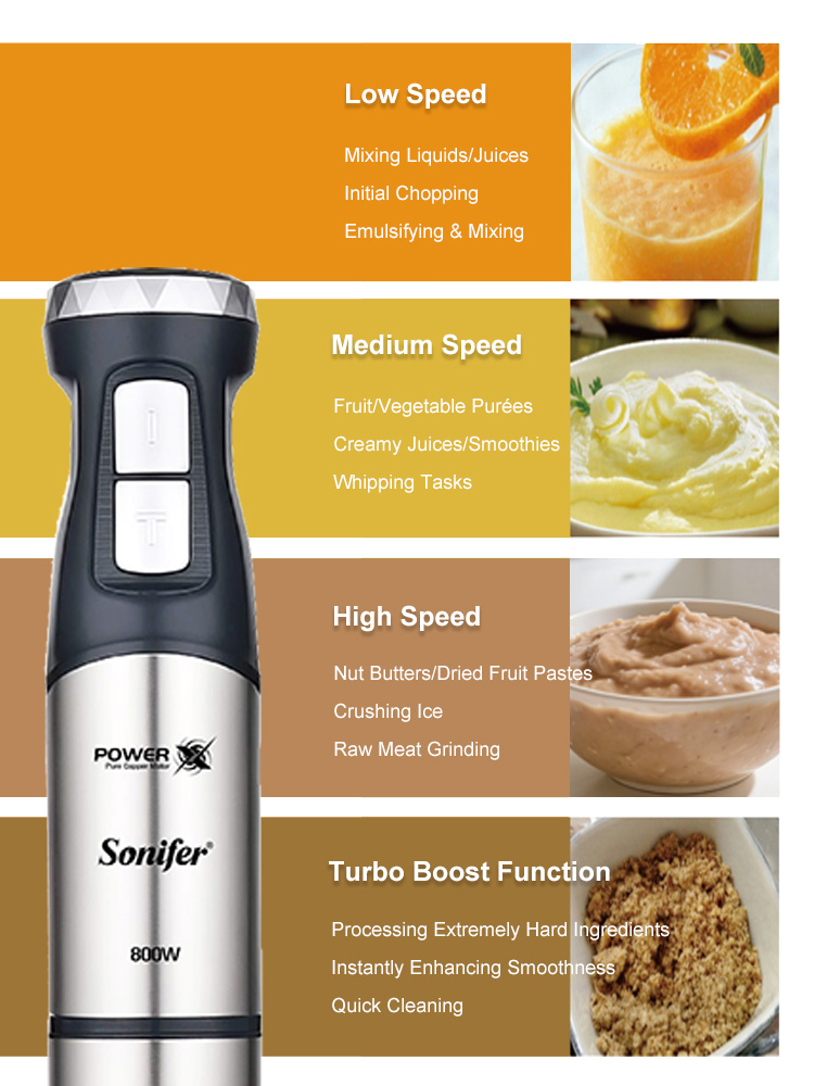 Frullatore a Immersione Sonife - Meal Prep Smoothies recensione e prezzo
