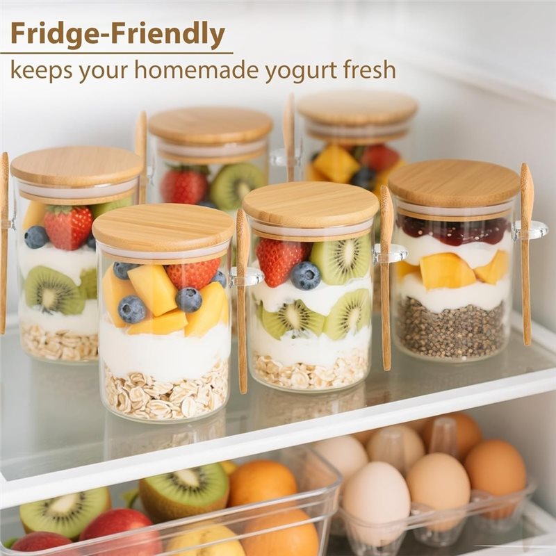 Set AB46-1 da 6 Pezzi, Conteni - Overnight Oat Jar recensione e prezzo