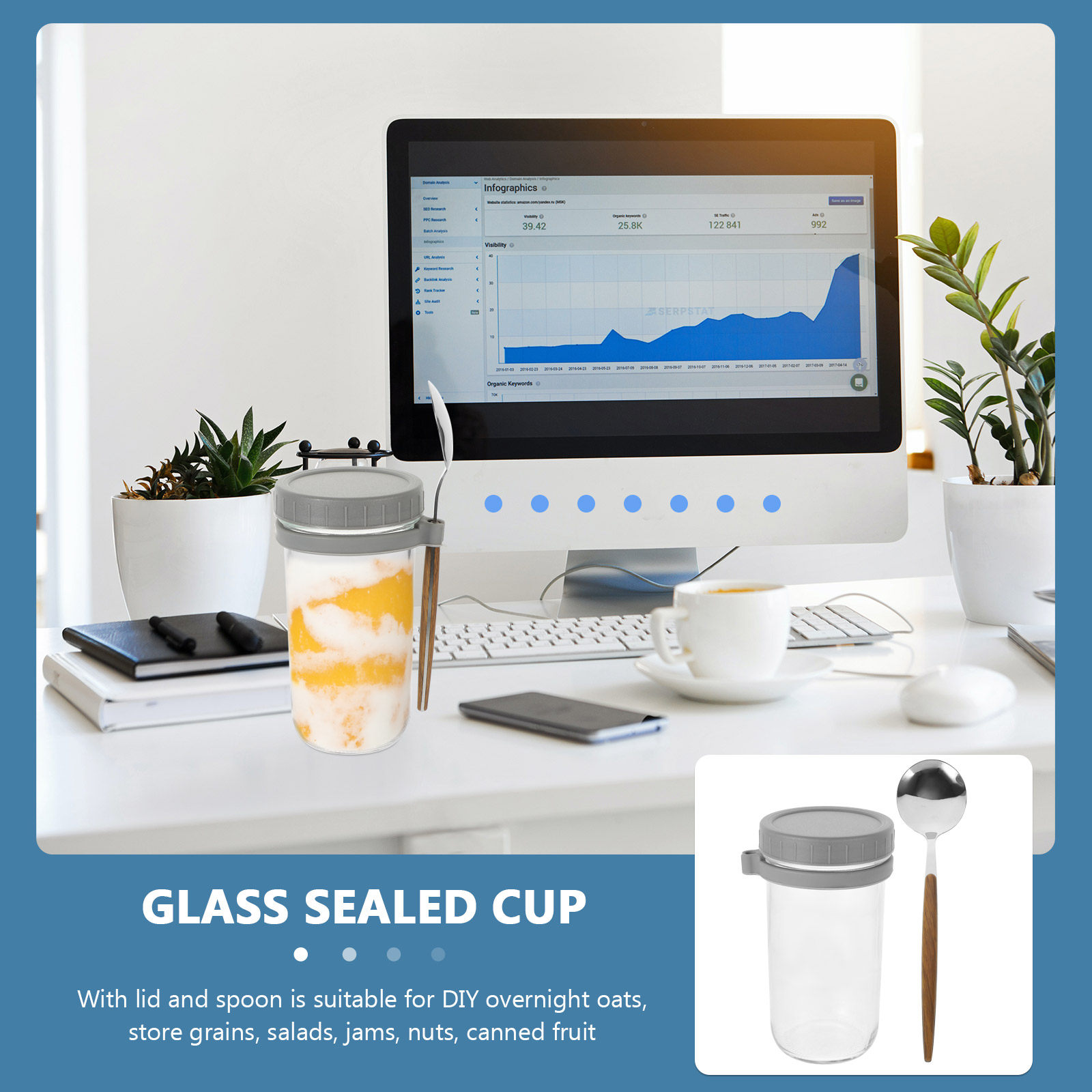 Set di Eleganti Contenitori in - Overnight Oat Jar recensione e prezzo