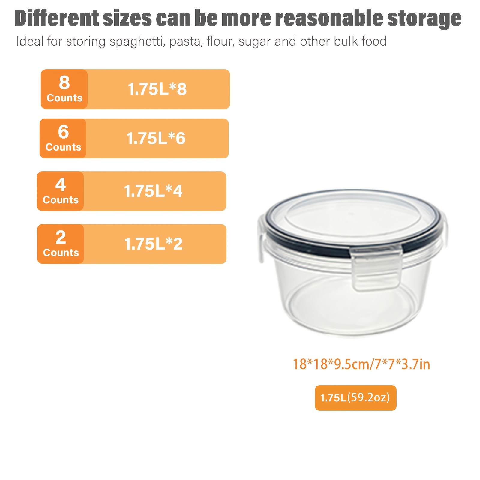Set di 2/4/6/8 Contenitori Rot - Meal Preparation recensione e prezzo