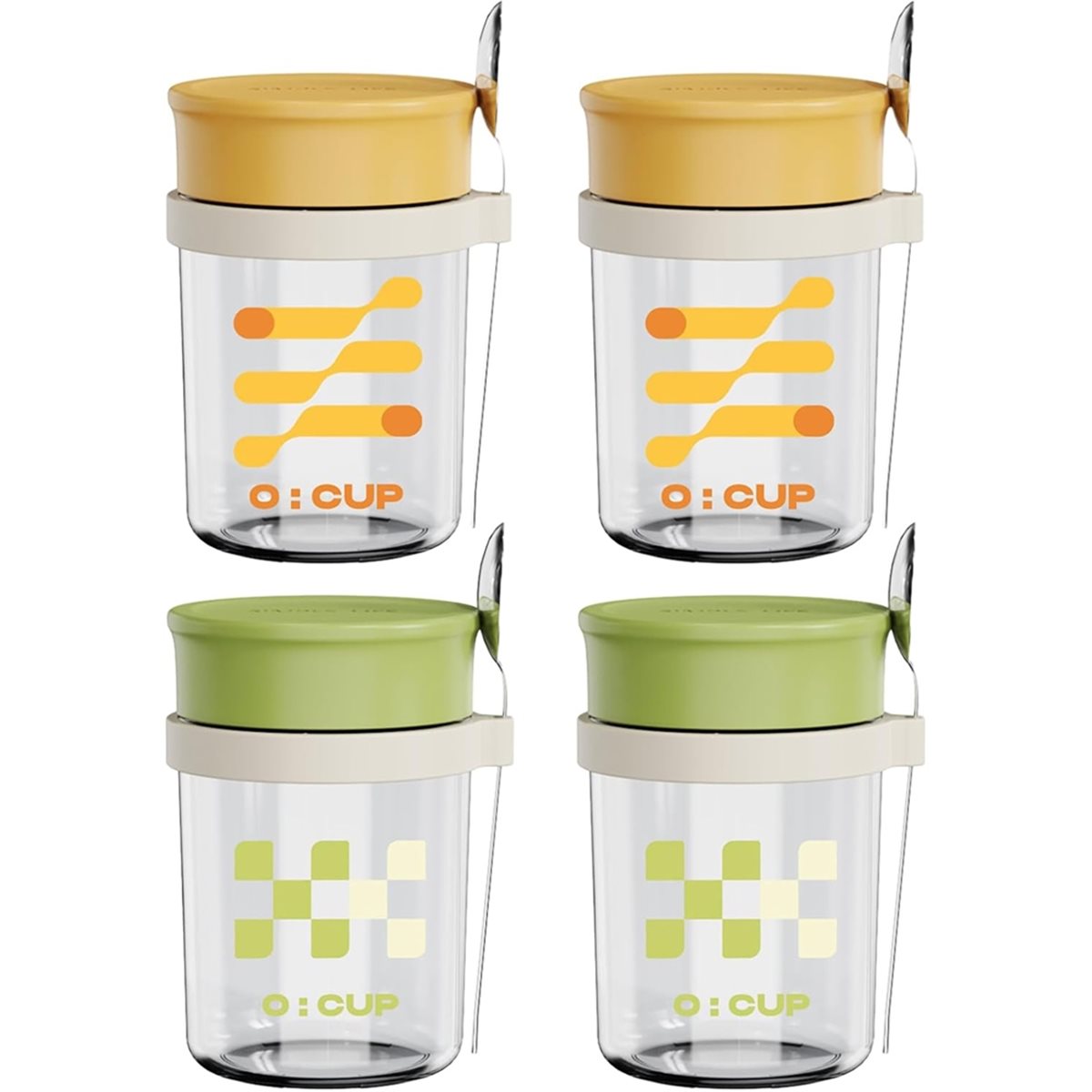 A67T NUOVO Set di 4 Barattoli  - Overnight Oat Jar recensione e prezzo